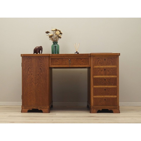 Image 1 of Bureau vintage en chêne, Danemark 1960
