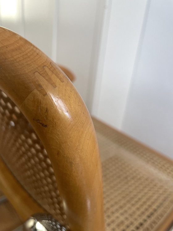 Image 1 of 4x Chaises Vintage Cesca à sangles