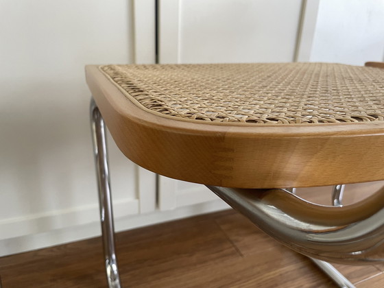 Image 1 of 4x Chaises Vintage Cesca à sangles