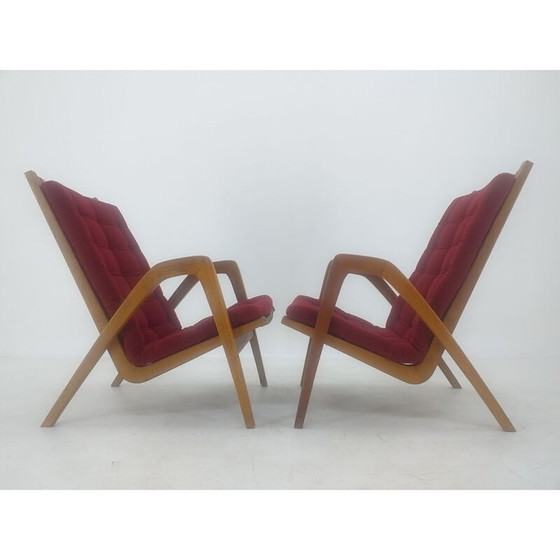 Image 1 of Paire de fauteuils vintage Art Déco par Jan Vanek 1930s