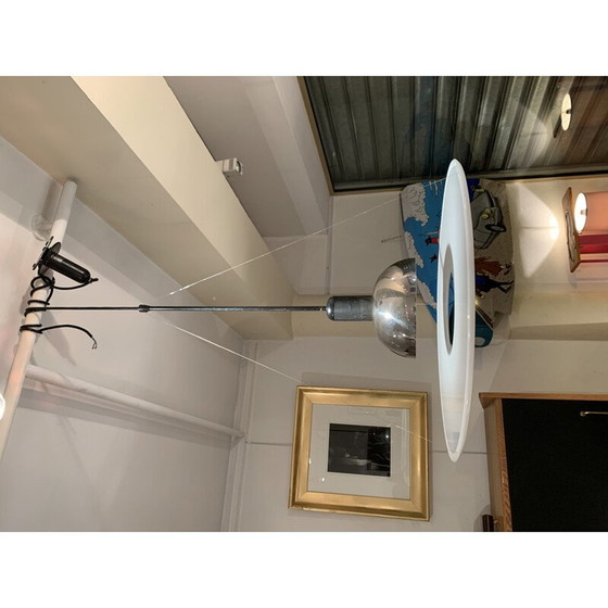 Image 1 of Lampe suspendue vintage "Frisbi" par Castiglioni, 1978