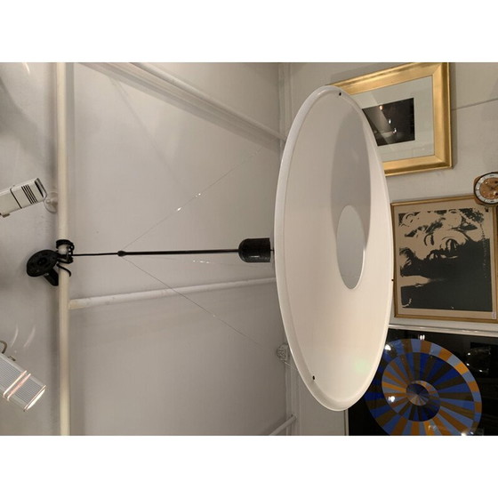 Image 1 of Lampe suspendue vintage "Frisbi" par Castiglioni, 1978