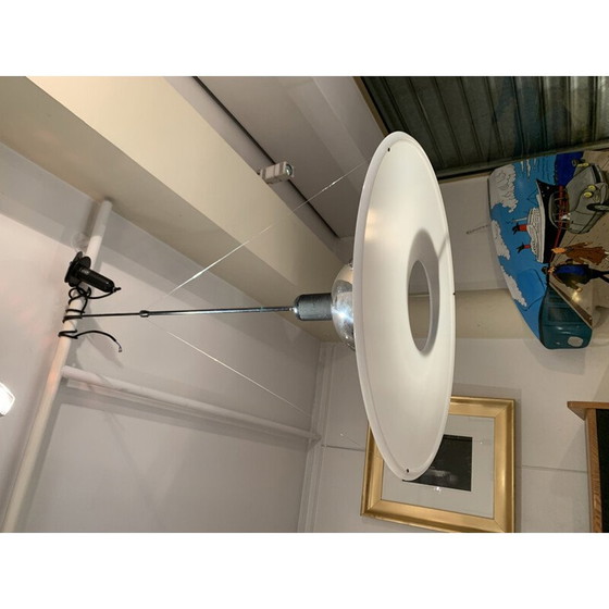 Image 1 of Lampe suspendue vintage "Frisbi" par Castiglioni, 1978