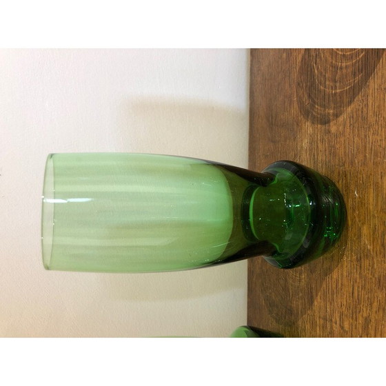 Image 1 of Pichet et verres multicolores vintage, 1970