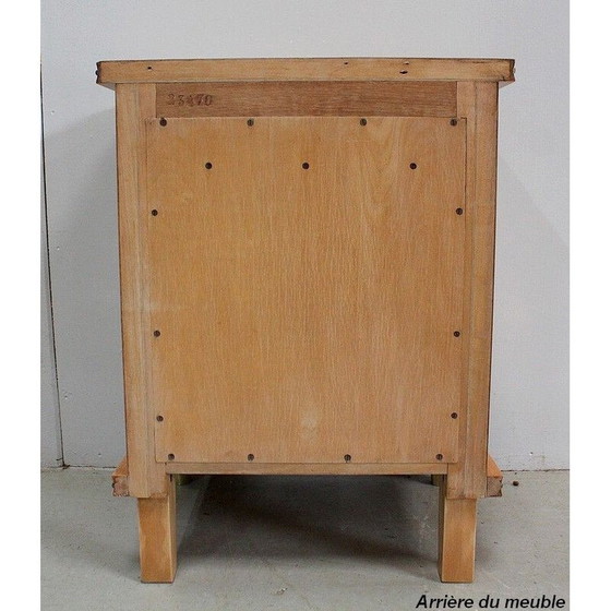 Image 1 of Table de nuit vintage en sycomore par J. Leleu, années 1950