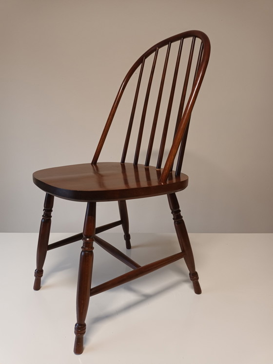 Image 1 of Chaise en bois avec barreaux