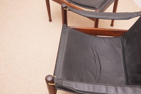 Image 1 of Fauteuil Et Ottomane Par Erik Worts Pour Niels Eilersen