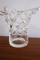 Vase Vintage en Latice soufflé à la bouche