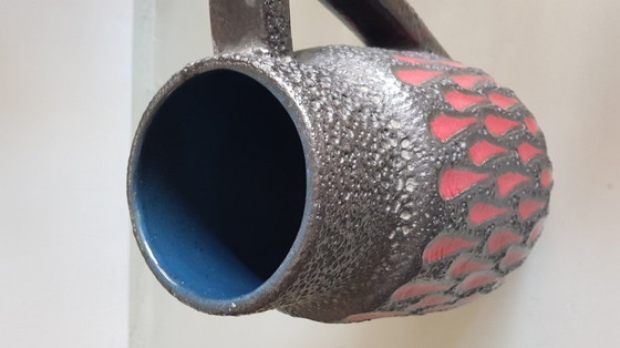 Image 1 of Vase en céramique Fat Lava Floor Vase By Scheurich Keramik, 1960S