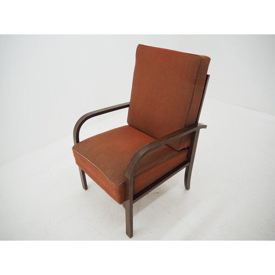 Image 1 of Fauteuil Vintage Art Déco Tchécoslovaquie 1930s