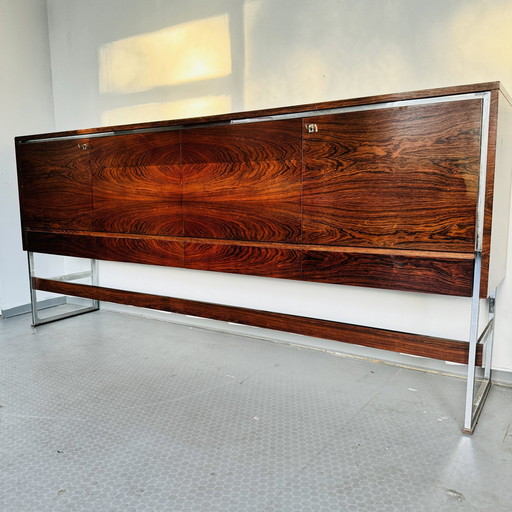 Buffet en bois de rose Mid Century