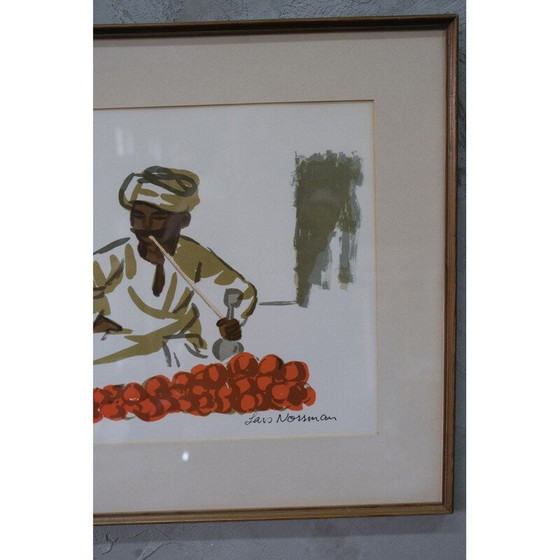Image 1 of Lithographie moderne vintage de Lars Norrman, Suède 1970