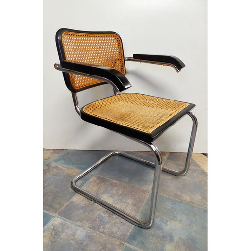 Chaise Vintage Cesca par Marcel Breuer Italie 1962s