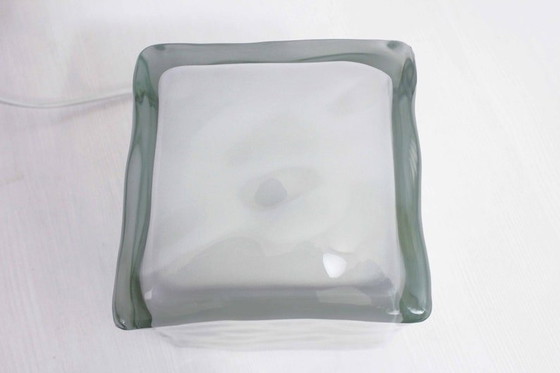 Image 1 of Iviken Glass Ice Cube Lamp Ikea 1990 Ice Cube Lamp