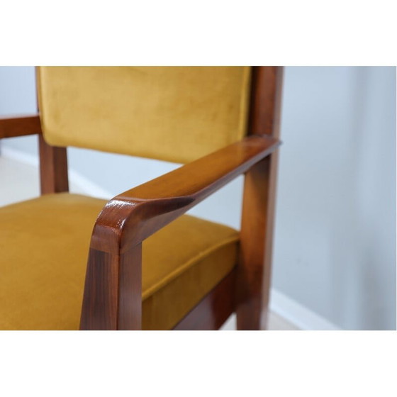 Image 1 of Chaise vintage en bois massif, Italie 1950s