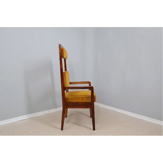 Image 1 of Chaise vintage en bois massif, Italie 1950s