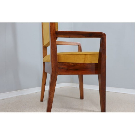 Image 1 of Chaise vintage en bois massif, Italie 1950s