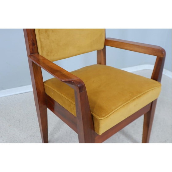 Image 1 of Chaise vintage en bois massif, Italie 1950s