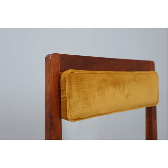 Image 1 of Chaise vintage en bois massif, Italie 1950s