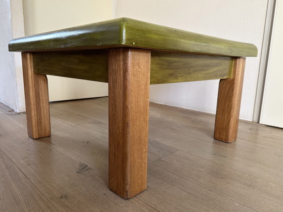 Image 1 of Table basse avec plateau d'art
