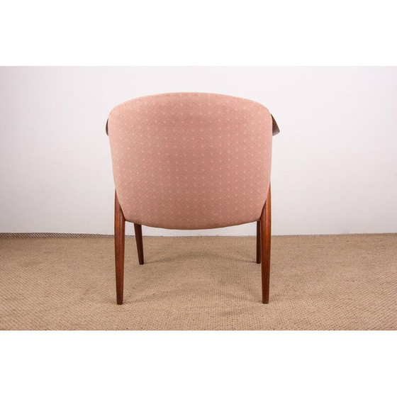 Image 1 of Paire de fauteuils vintage en teck et tissu Tyrol conçus par Gerhard Berg pour Westnofa, Norvège 1960