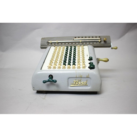 Image 1 of Calculatrice vintage Nisa, Tchécoslovaquie 1958