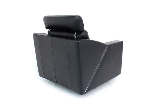 Image 1 of As New ! Rolf Benz 350 Lounge Chair / Fauteuil avec cuir premium, Orig. Price 2900,- Euro