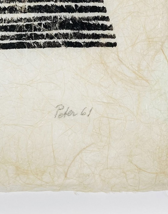 Image 1 of Geni Peter - Dessin à l'encre - Original - 1961