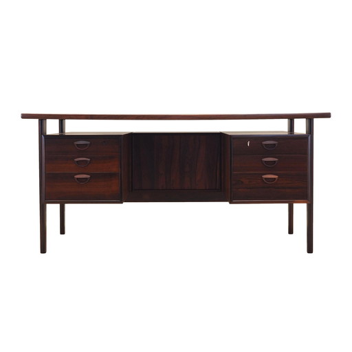 Bureau en bois de rose, Design danois, 1970S, Designer : Kai Kristiansen