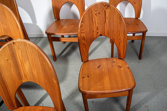 Image 1 of Ensemble de chaises de salle à manger en pin à haut dossier Glostrup