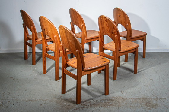 Image 1 of Ensemble de chaises de salle à manger en pin à haut dossier Glostrup