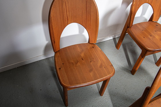 Image 1 of Ensemble de chaises de salle à manger en pin à haut dossier Glostrup