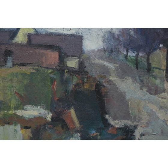Image 1 of Peinture vintage suédoise d'Arne Aspelin, années 1940