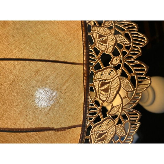 Image 1 of Lampe vintage en bois tourné, 1970