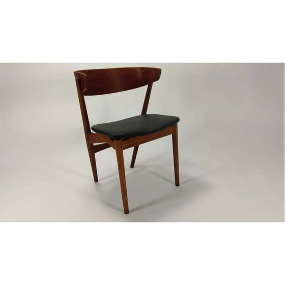 Image 1 of Paire de chaises de salle à manger vintage en teck et chêne par Helge Sibast du Danemark 1960