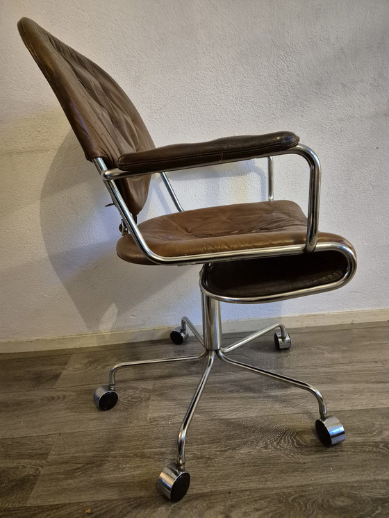 Image 1 of Vintage Sam Larson Sam Swivel Chair For Dux