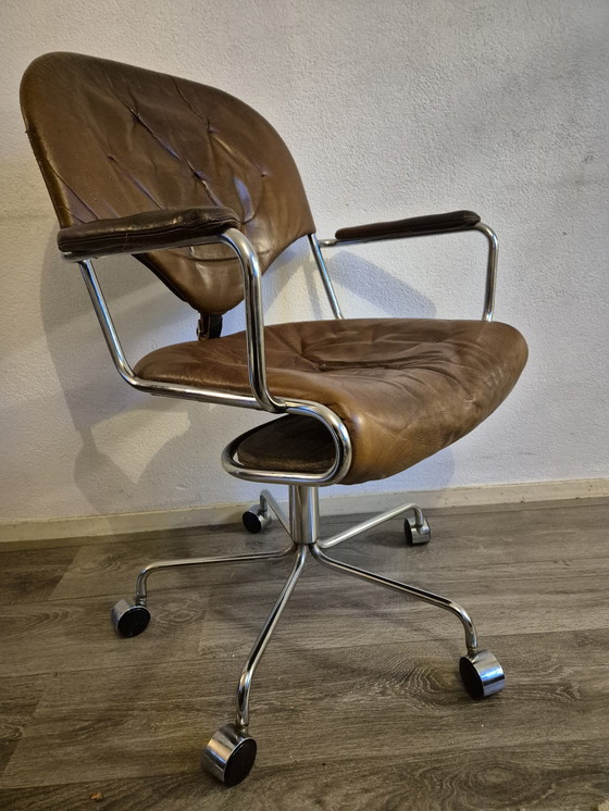 Image 1 of Vintage Sam Larson Sam Swivel Chair For Dux