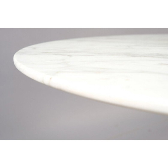 Image 1 of Table basse vintage en marbre et chrome, Allemagne 1960