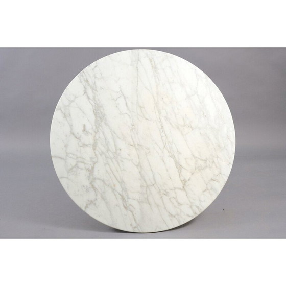 Image 1 of Table basse vintage en marbre et chrome, Allemagne 1960