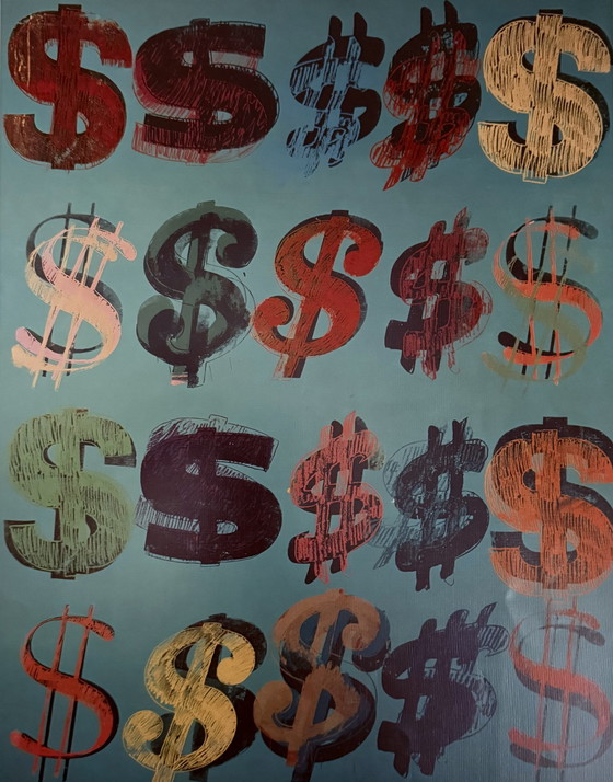 Image 1 of Andy Warhol : "Dollar Signs, 1981". Fondation Andy Warhol pour les arts visuels, New York.