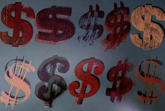 Image 1 of Andy Warhol : "Dollar Signs, 1981". Fondation Andy Warhol pour les arts visuels, New York.