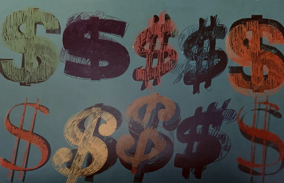 Image 1 of Andy Warhol : "Dollar Signs, 1981". Fondation Andy Warhol pour les arts visuels, New York.