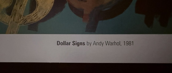 Image 1 of Andy Warhol : "Dollar Signs, 1981". Fondation Andy Warhol pour les arts visuels, New York.