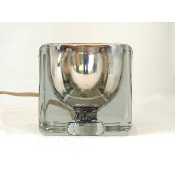 Image 1 of Paire de lampes de table en verre vintage pour Peill et Putzler, Allemagne, années 1970