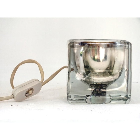 Image 1 of Paire de lampes de table en verre vintage pour Peill et Putzler, Allemagne, années 1970