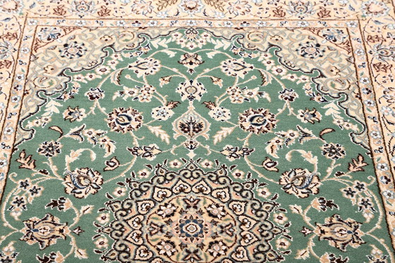 Image 1 of Elégant tapis persan noué à la main Naïn 9 Lah- Size. 147 X 100 cm -No.466214-01