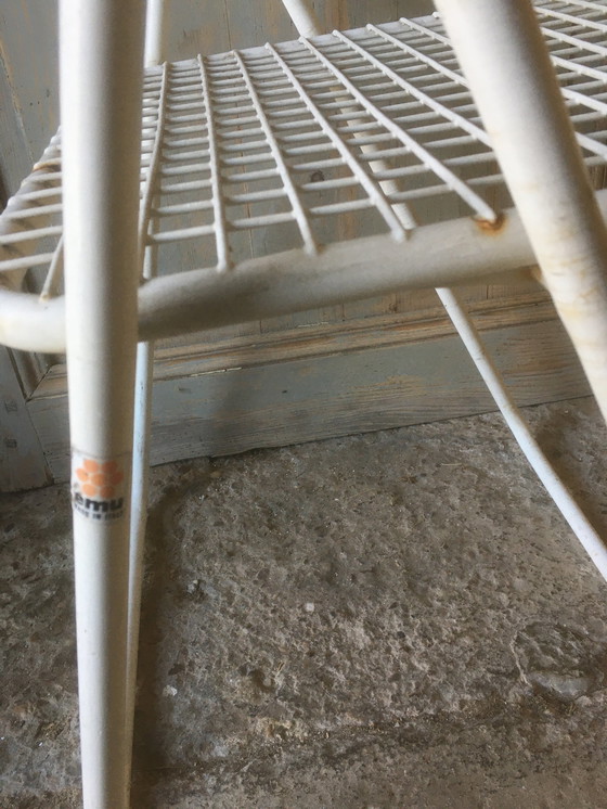 Image 1 of chaise pliante en fer vintage "emu made in italy", 1960-1970