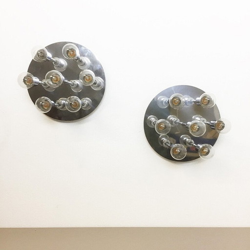 Ensemble de 2 appliques murales Cosack - 1970