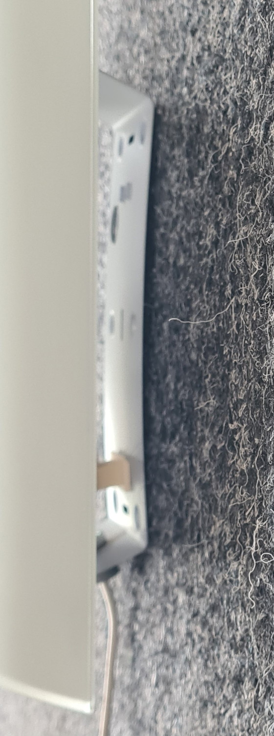 Image 1 of Lampe murale massive en verre dépoli. Belgique