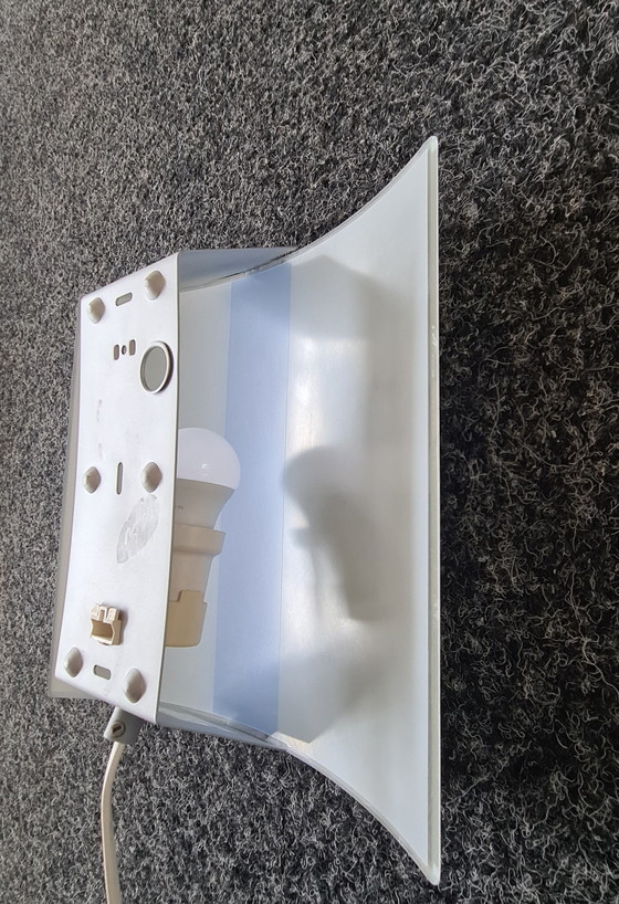 Image 1 of Lampe murale massive en verre dépoli. Belgique